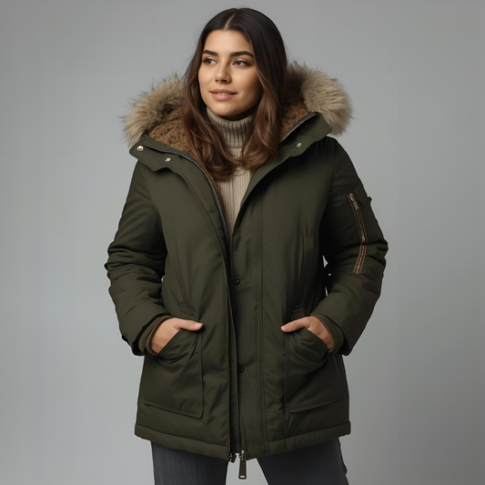 IVY | Dark Green Parka Jacket